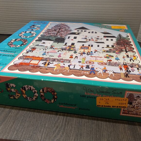 Ceaco Corkboard Back Puzzle Birthday Mayhem 500 Pieces Jane Wooster Scott SEALED - Picture 14 of 15